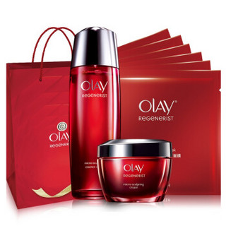  Olay 玉兰油 新生塑颜逆转肌龄两步曲（活能水150ml+大红瓶50g）