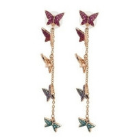 SWAROVSKI 施华洛世奇 5378693 LILIA穿孔蝴蝶耳环