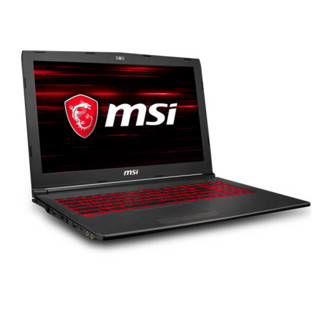 msi 微星 GV62 8RD-092CN 15.6英寸游戏本 94%色域（i7-8750H、8GB、1TB+128GB、GTX1050Ti 4GB）