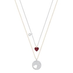 SWAROVSKI 施华洛世奇 5255351 镂空设计 心形密镶 两用项链