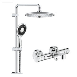 GROHE 高仪 260MM瑞雨花洒套装+34337000恒温龙头 