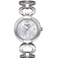 TISSOT 天梭 T-Trend Collection  T084.210.11.117.01 女士时装腕表 (白色、椭圆形、精钢)