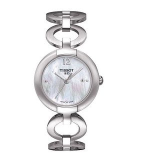 TISSOT 天梭 T-Trend Collection  T084.210.11.117.01 女士时装腕表 (白色、椭圆形、精钢)