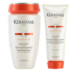 KÉRASTASE 卡诗 滋养恒护洗发水1号 250ml+滋养恒护蛋白护发素200ml