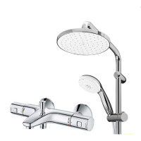 GROHE 高仪 新天瀑花洒套装26452001+34598000恒温龙头组合