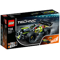 LEGO 乐高 Technic机械组系列 高速赛车-旋风冲击 42072 7-12岁 100-200块 塑料玩具