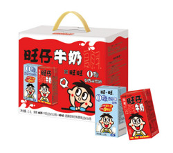 旺旺 旺仔牛奶 年货礼盒 送礼佳品 16原味+4原味O泡（组合装）125ml*20 *4件