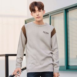 EPTISON 衣品天成 28ME354 男士撞色针织衫