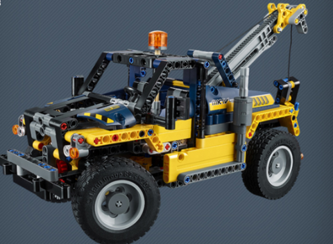 0-2点: lego 乐高 technic 机械组系列 42079 重型叉车