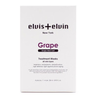 Elvis+Elvin 葡萄干细胞保湿面膜 4片