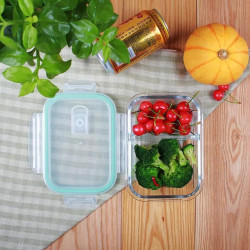 icook玻璃分隔饭盒700ml