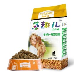 麦富迪 宠物狗粮 藻趣儿通用成犬粮15kg