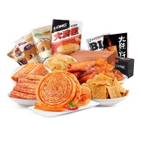 三只松鼠 辣条大礼包组合 10袋装 1110g