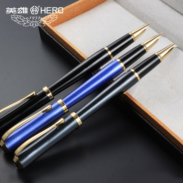 双11预售：HERO 英雄 1113 10K暗尖金笔钢笔
