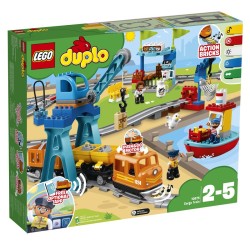 LEGO 乐高 Duplo 得宝系列 10875 智能货运火车+42074 竞赛帆船