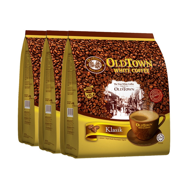 双11预售：OLD TOWN 旧街场 白咖啡 经典原味 600g*3袋