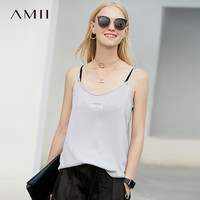 AMII 11761794 女士原宿吊带背心 壳粉 S