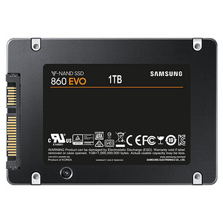 SAMSUNG 三星 MZ-76E1T0 860 EVO 1TB 固态硬盘