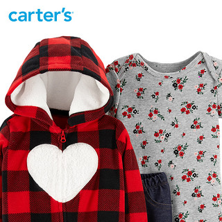 Carter's 121I694 女宝休闲连体衣三件套