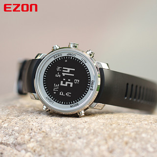 EZON宜准  登山表运动手表男女高度计气压计指南针多功能电子表H506
