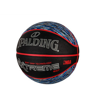 SPALDING 斯伯丁 Extreme印花系列 SBD0161A 室外7号橡胶篮球