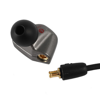 audio-technica 铁三角 ATH-LS70is 入耳式挂耳式动圈有线耳机 灰色 3.5mm