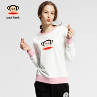 PAUL FRANK 大嘴猴 PFCTT173178W 女士印花圆领卫衣 上青 S