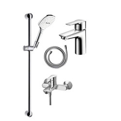Hansgrohe 汉斯格雅 飞雨 select120 99110015 手持花洒套餐 配单把手浴缸龙头 