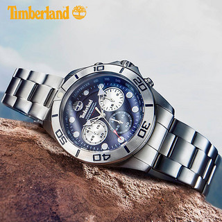 Timberland 添柏岚 OKEMO. TBL.13909 银色 (圆形、钢、银色、41mm)