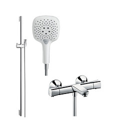 hansgrohe 汉斯格雅 飞雨E150 恒温花洒2件套装 26551407+13123007