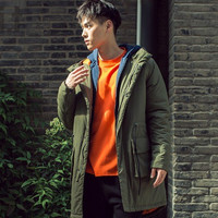 UNDER GARDEN UGNJKC7504XAB-YS 男士连帽棉服