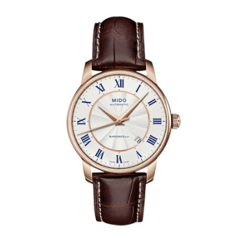 双11预售：MIDO 美度 Baroncelli II 贝伦赛丽系列 M8600.2.21.8 男士机械腕表
