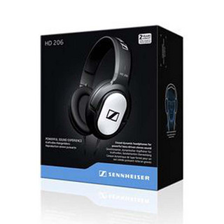 SENNHEISER 森海塞尔 HD206 耳罩式头戴式耳机 黑色