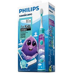 Philips 飞利浦 HX6322/04 儿童声波震动牙刷 蓝牙版