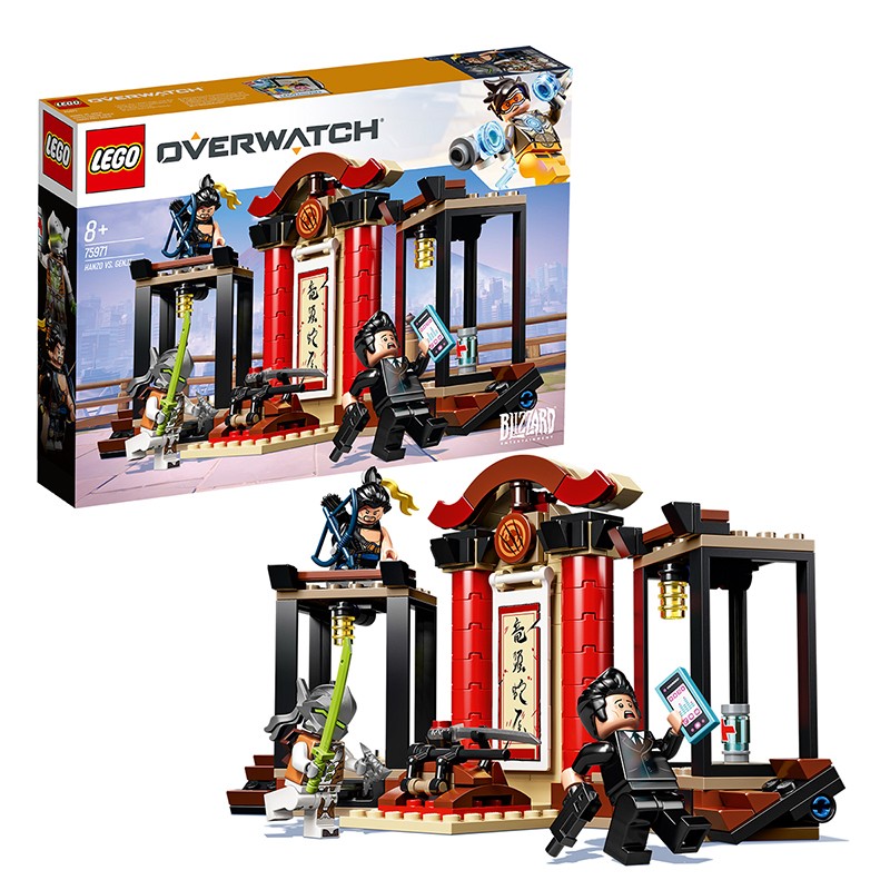 lego乐高守望先锋系列75971半藏对战源氏3件