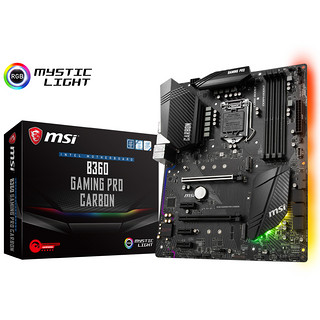 msi 微星 B360 GAMING PRO CARBON 主板