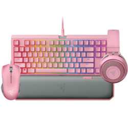 RAZER 雷蛇  粉晶键鼠耳机套装