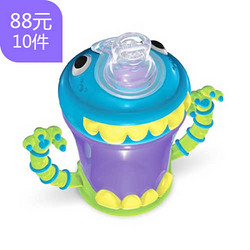 Nuby 努比  iMonster 防漏水杯 210ml *10件