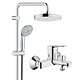 再降价：GROHE 高仪  23348000+26452001 淋浴花洒龙头套装