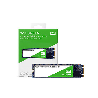 Western Digital 西部数据 绿盘系列 M.2 固态硬盘 120GB（SATA3.0）