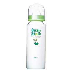 BeanStalk雪印新生儿玻璃奶瓶标准口防胀气奶瓶240ml