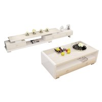 双虎家私 QX9X 钢化玻璃电视柜茶几组合