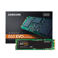 SAMSUNG 三星 860 EVO M.2 固态硬盘 250GB