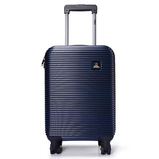 National Geographic 国家地理 超轻密码拉杆箱万向轮旅行箱行李箱登机箱 N078HA (蓝色、20寸)