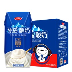 三元 芭缔欧冰岛风味酸牛200g*20盒 *5件