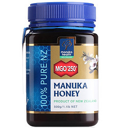 蜜纽康（Manuka Health） 新西兰进口天然麦卢卡蜂蜜(MGO250+)500g *3件