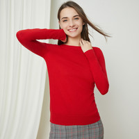 Gap 盖璞 398813 女士纯棉打底衫针织衫 蓝绿条纹 S