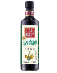 海天 老字号 365高鲜头道酱油 480ml *6件