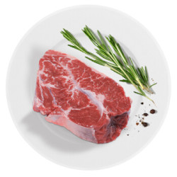 草原宏宝 法式羔羊后腿 2kg*2件+玺宴 谷饲安格斯牛板腱牛排 300g