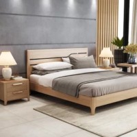 A家家具 实木框架床 1.8*2米